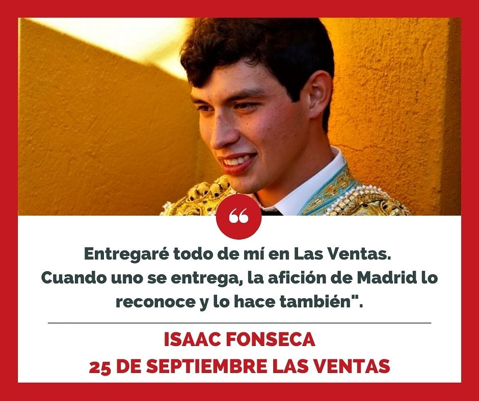 Isaac Fonseca, el novillero mexicano que lo ha ganado todo: “Busco entrar en la historia de Las Ventas”