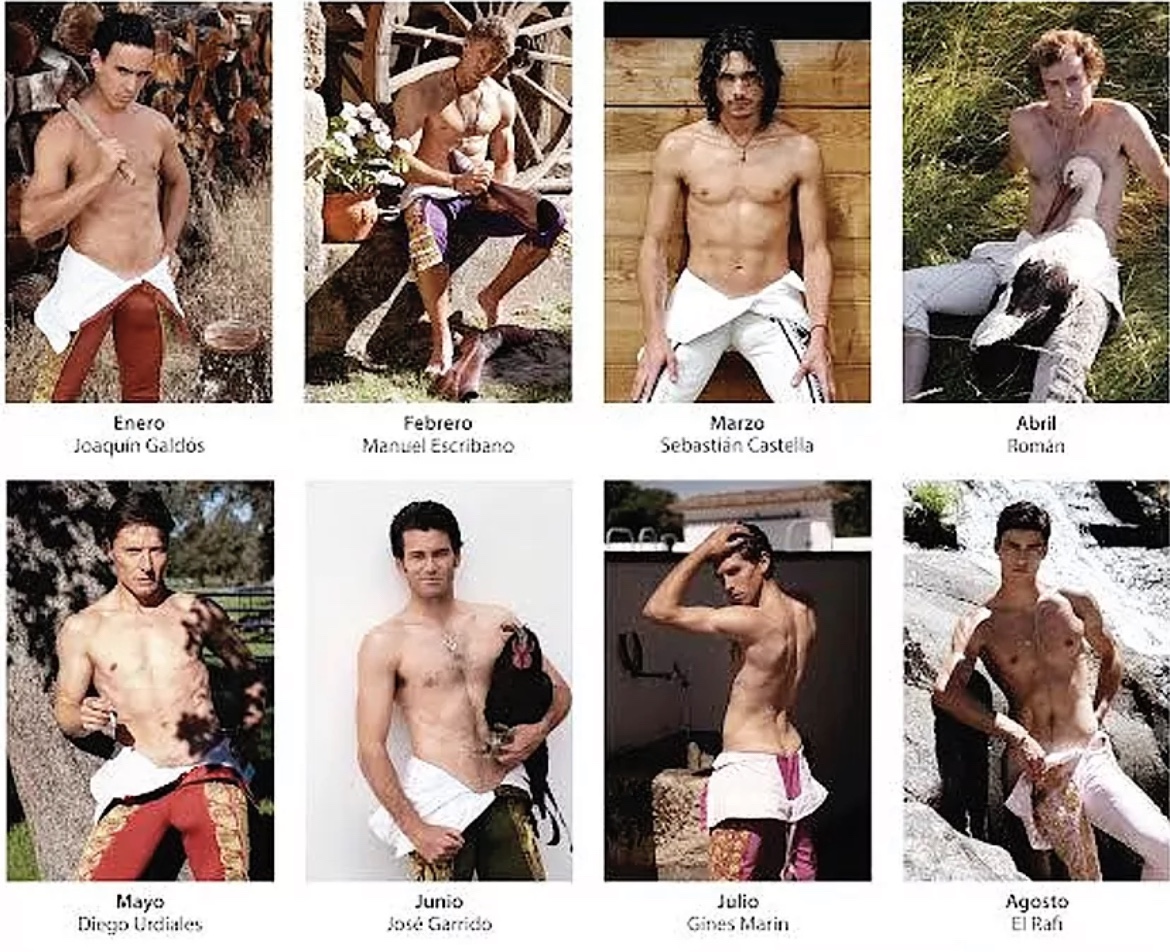 Obispo y Oro: Los chicos del calendario Por Fernando Fernández Román.