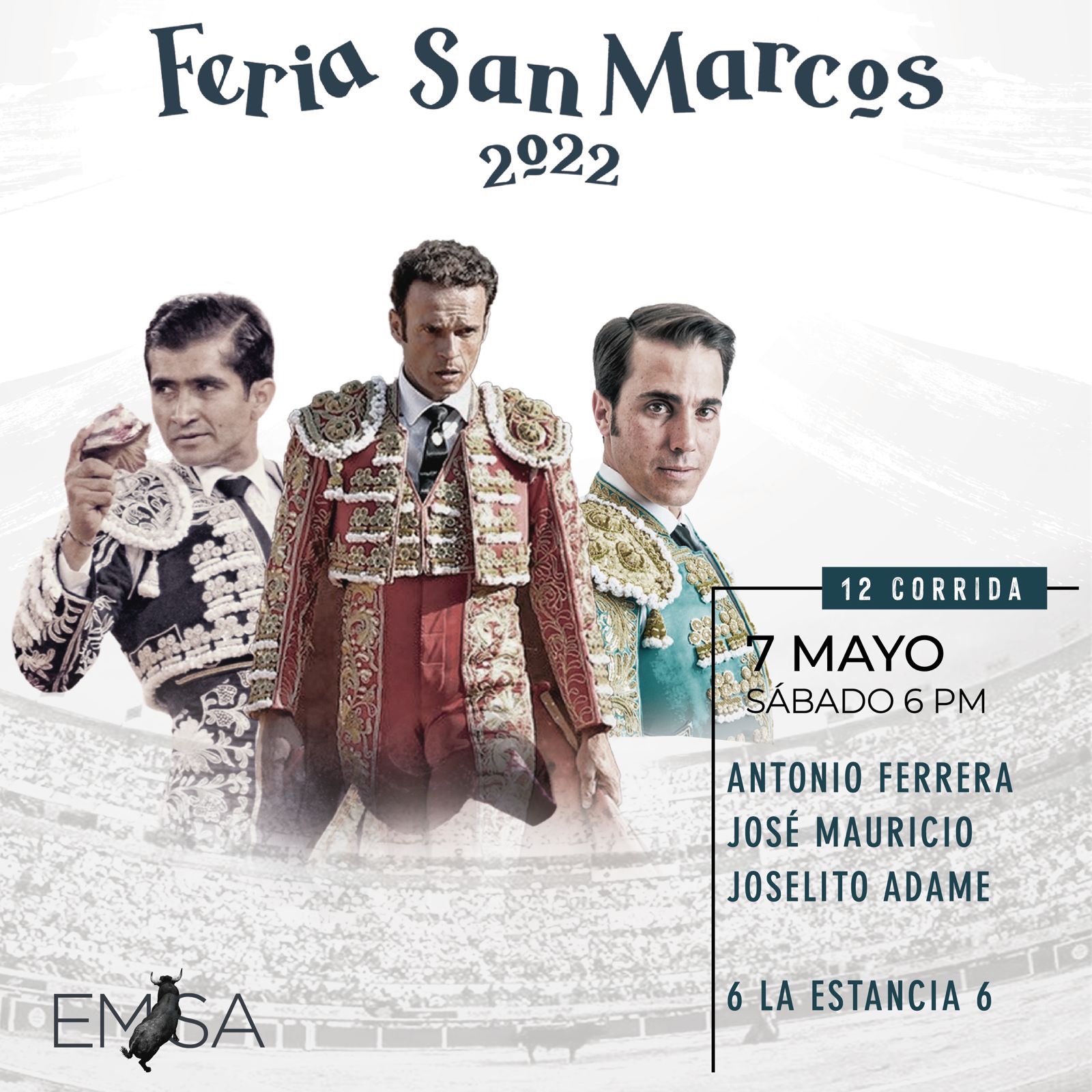 Antonio Ferrera sustituirá a Emilio de Justo el 7 de mayo en la Feria de San Marcos 2022.