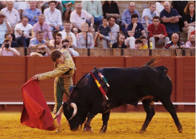 Hay que tener paciencia con los toreros: Daniel de la Fuente corta una oreja y Calerito pierde otra en Sevilla.
