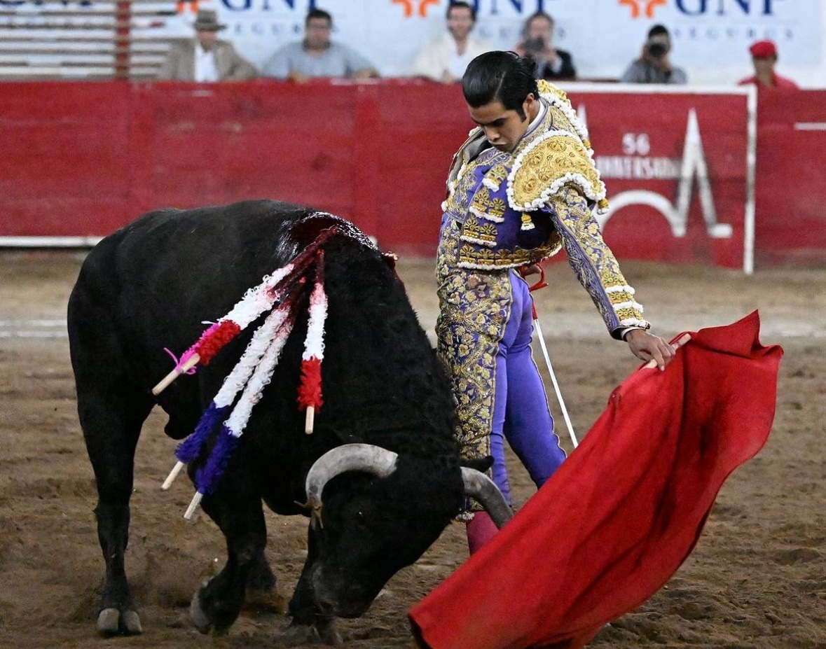Pablo Hermoso, Diego San Román y Fonseca torean en Caxuxi.