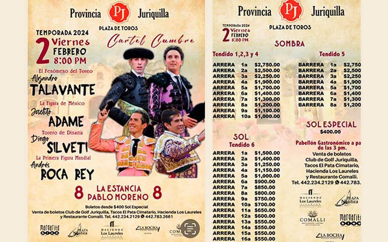Abre Provincia Juriquilla su temporada 2024 con un gran cartel.