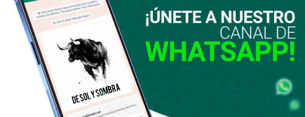 Descubre el canal de WhatsApp de De SOL y SOMBRA, suscríbete y recibe las noticias más relevantes del mundo del toro.