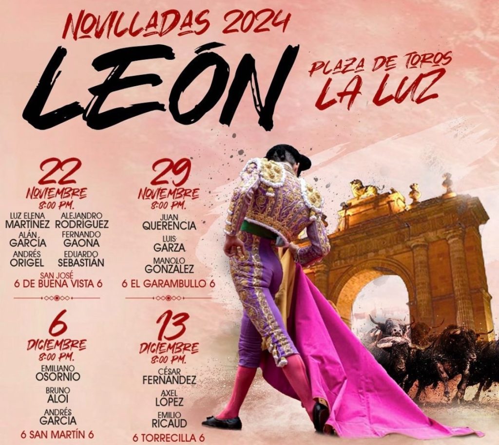 León Gto: Carteles del Serial de Novilladas.