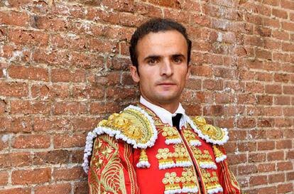 Damián Castaño con seis de Dolores Aguirre en la Feria del Aficionado.