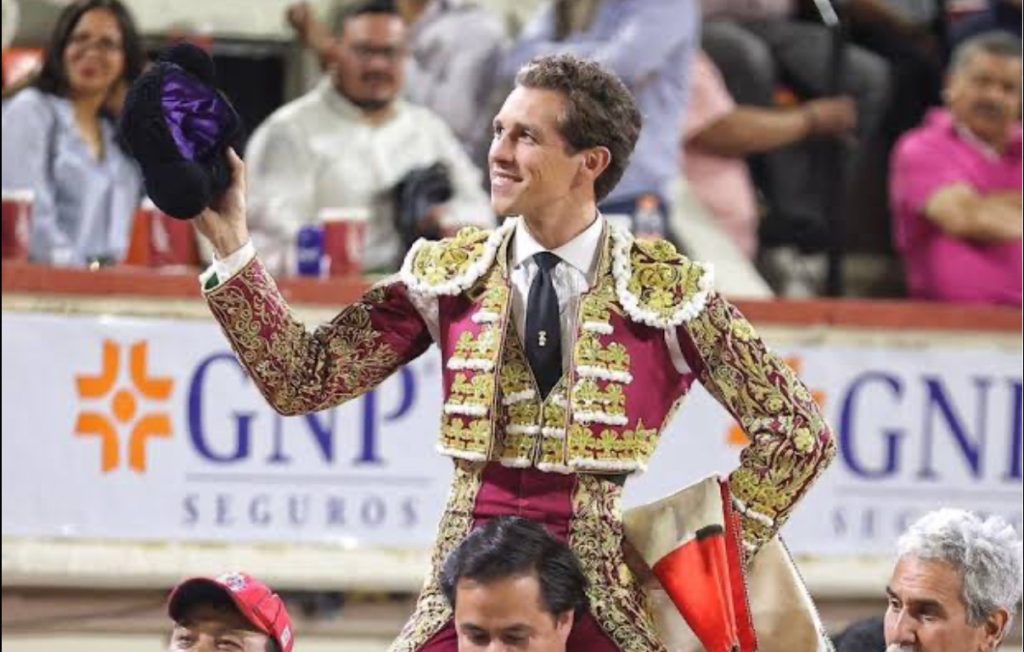 El español Ginés Marín se presenta en la feria de Aguascalientes.