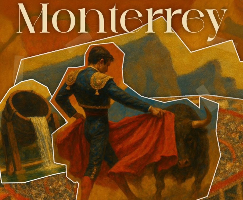 Mexicanísimos carteles en la monumental Lorenzo Garza de Monterrey.