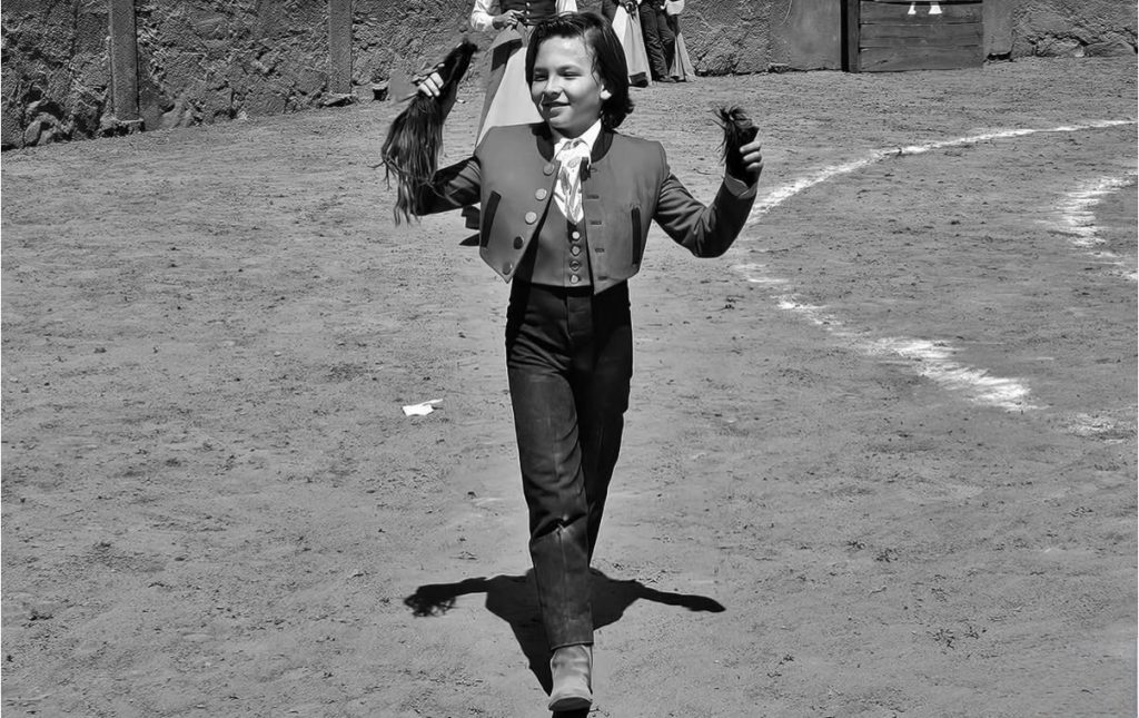 ‘Santi’ Peláez, niño promesa del toreo.