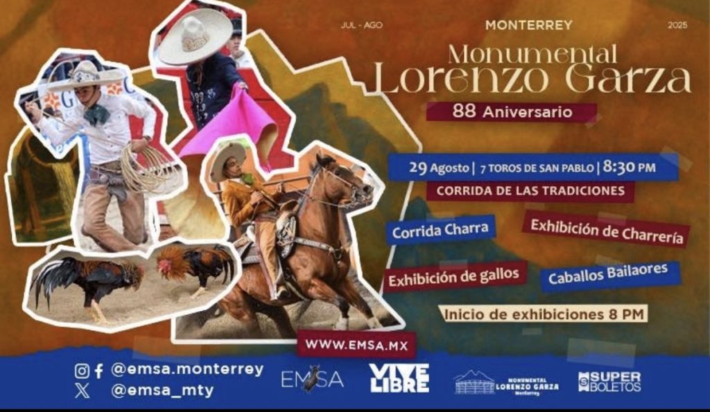 Monterrey: Gran Expectación por la Corrida del Aniversario 88 y las tradiciones mexicanas.