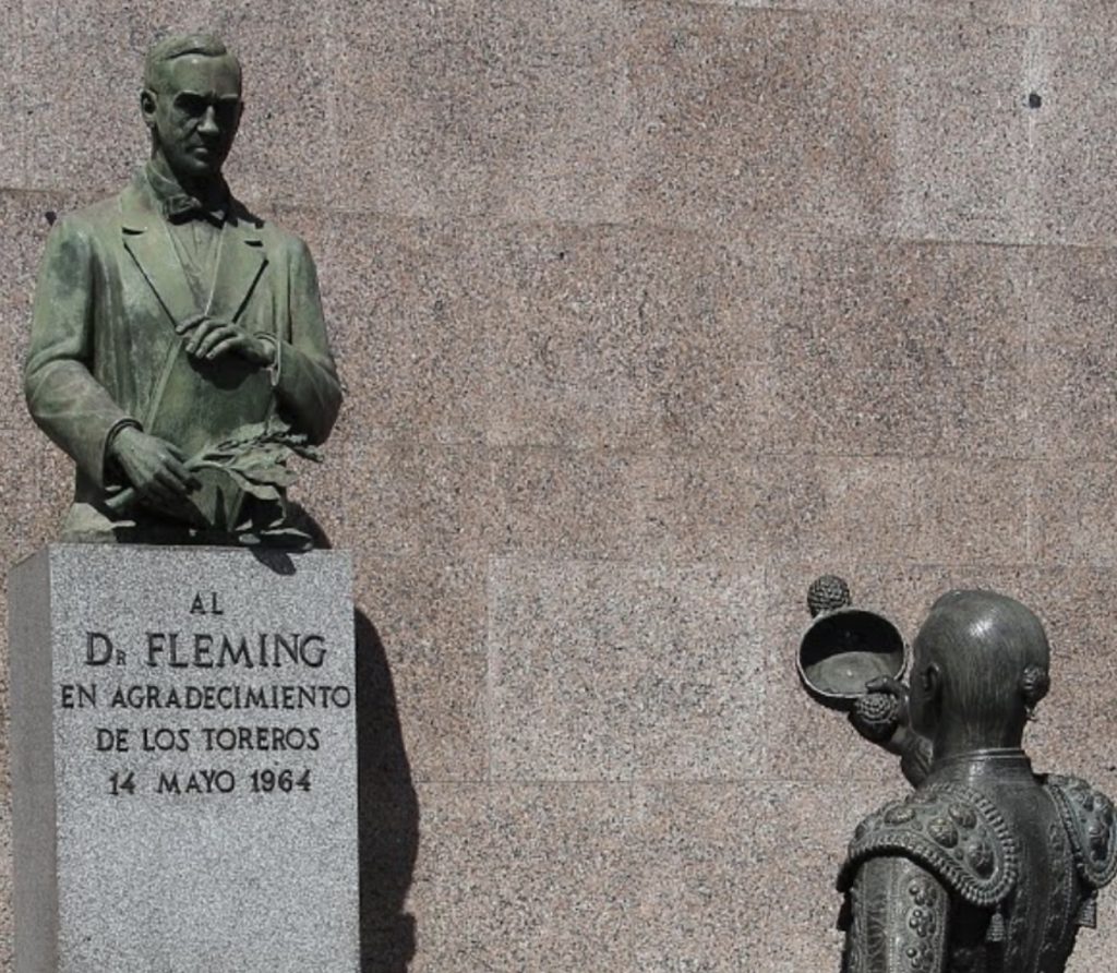Cirugía taurina y Fleming.