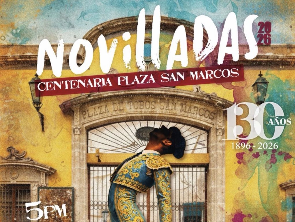 Presentan la Temporada de Novilladas 2026 en la Centenaria Plaza San Marcos de Aguascalientes.