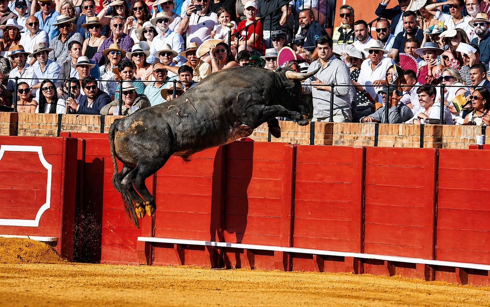 Feria de Abril: Miuras en estado puro.