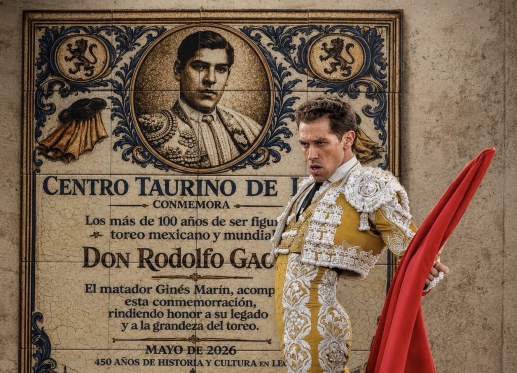 Ginés Marín impulsa homenaje a Rodolfo Gaona en León.