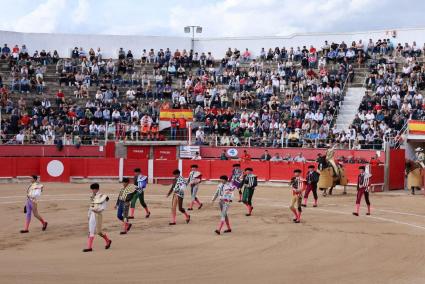 La plaza de toros de Inca, escenario de un festejo envuelto en triunfalismo.