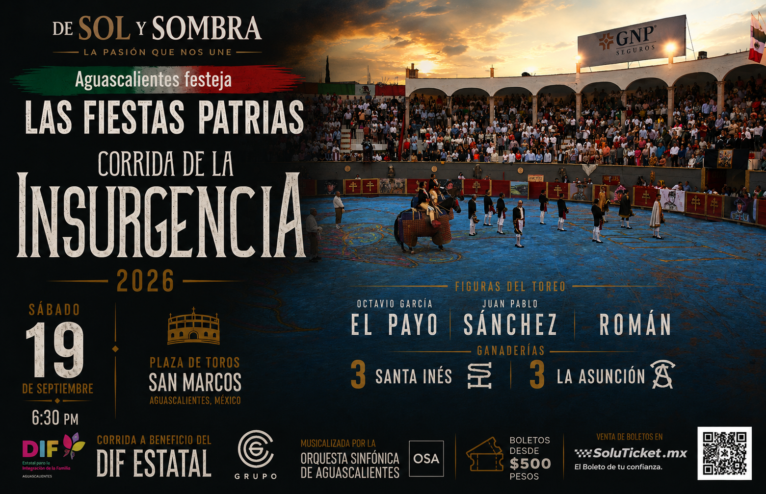 La Corrida de la Insurgencia: el gran acontecimiento taurino de septiembre en Aguascalientes.