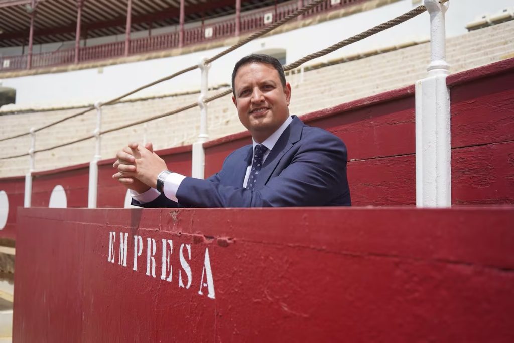 Alberto García, empresario taurino, un turolense dispuesto a consolidar la feria de Málaga como la tercera de España.