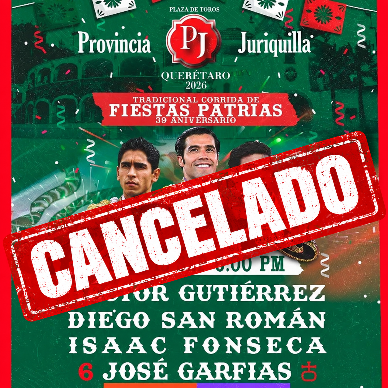Juriquilla, nuevamente víctima del activismo antitaurino.