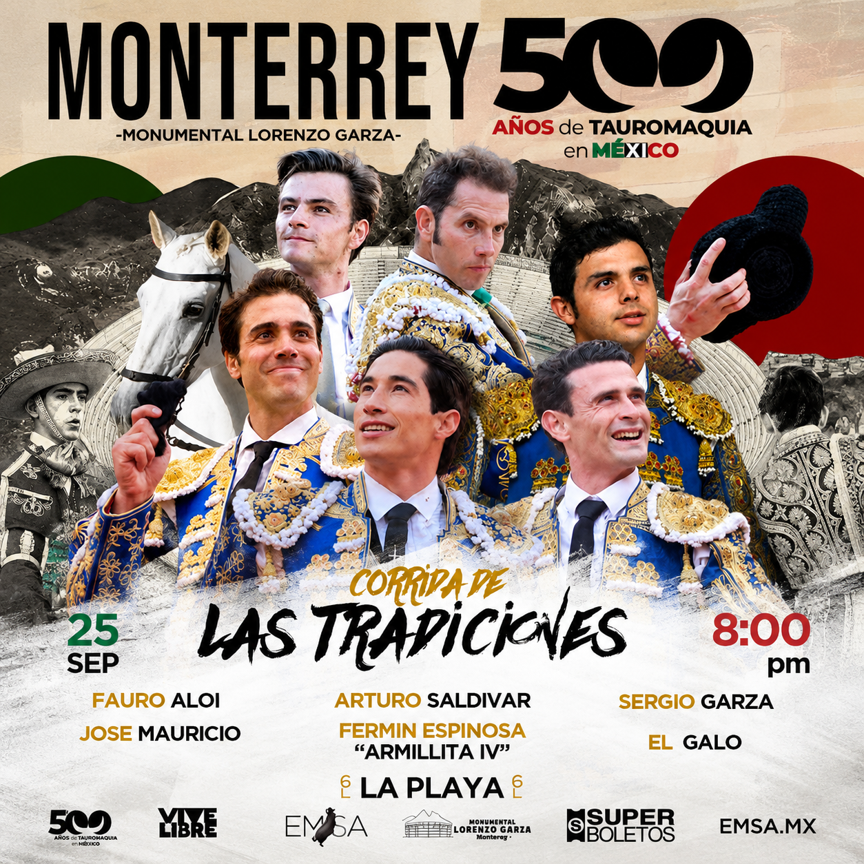 Monterrey anuncia la segunda edición de la Corrida de las Tradiciones.