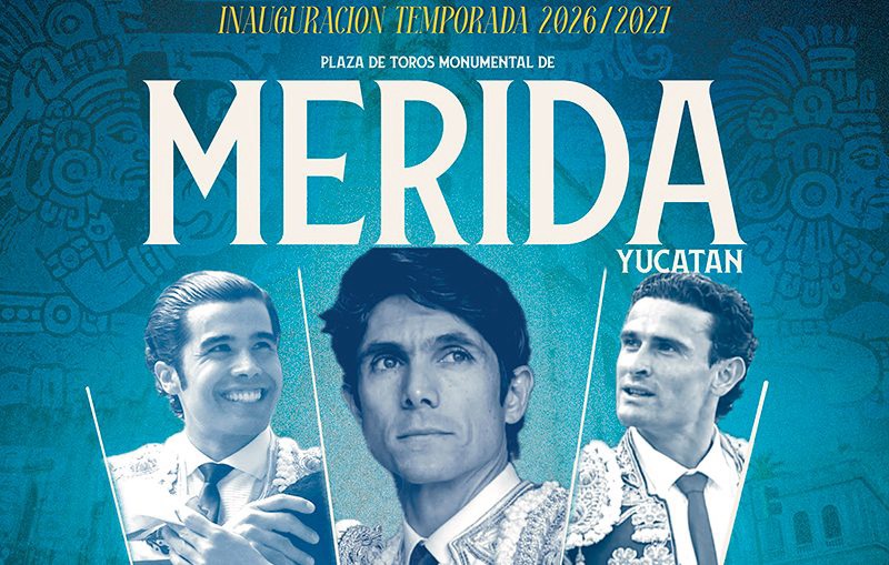 Mérida abre su temporada 2026/2027 con Castella, El Galo y Diego San Román.
