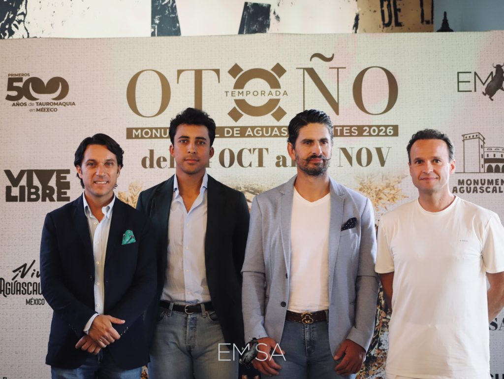 Gamero, Ferrera y Valadez, listos para la corrida de aniversario de Aguascalientes.
